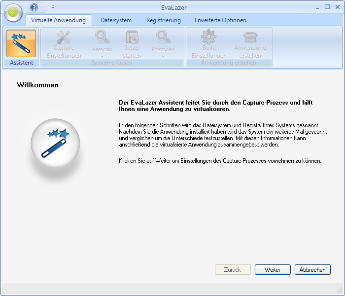 Der Evalazer-Assistent